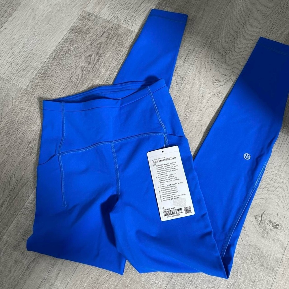 lululemon women’s leggings royal blue •BRAND NEW•